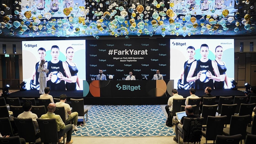 Kripto para borsası Bitget, milli sporculara sponsor oldu