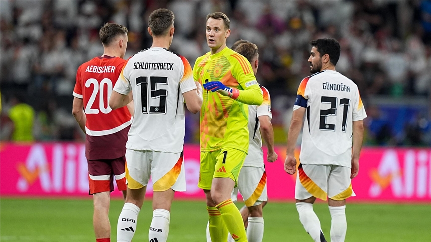 EURO 2024'te Almanya, uzatmada İsviçre'nin elinden liderliği kaptı