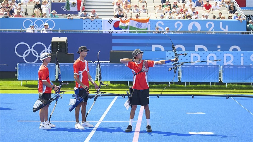 Paris 2024 Olimpiyat Oyunları'nda Klasik Yay Erkek Milli Takımı, bronz madalya kazandı