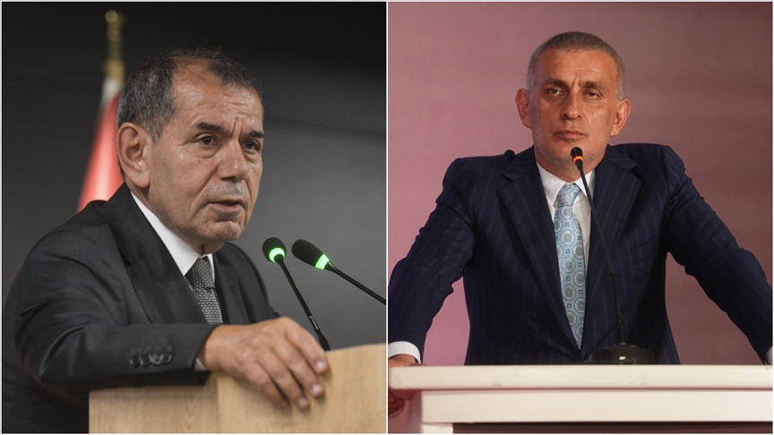 Galatasaray Kulübü Başkanı Özbek, TFF Başkanı Hacıosmanoğlu'nu ziyaret etti