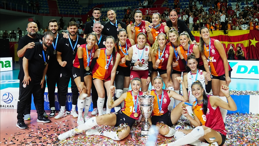 Galatasaray Daikin Kadın Voleybol Takımı, 2024 Balkan Kupası'nda şampiyon oldu